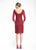 Sue Wong - Embroidered Scoop Cocktail Dress N5378 in Red