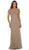 Embellished Illusion Bateau Sheath Mother of the Bride Dress