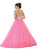 Cap Sleeve Crystal Embellished Quinceanera Ballgown