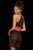 Sherri Hill - 52357 Glitter Fabric Halter Neck Short Fitted Dress In Red