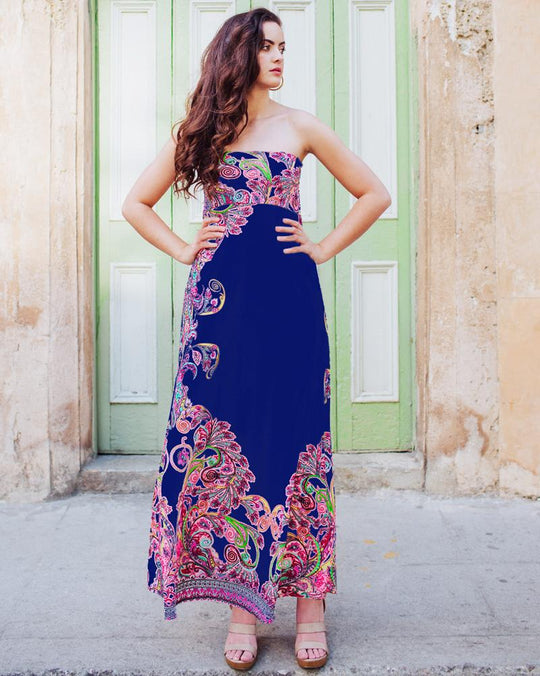 Tango Dress - Navy