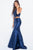 JVN53057 Beaded Two Piece Fitted Mermaid Gown