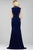High Neck Beaded Lace Up Prom Dress 36087