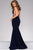 Open Back Long Jersey Dress 47100