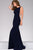 Open Back Long Jersey Dress 47100