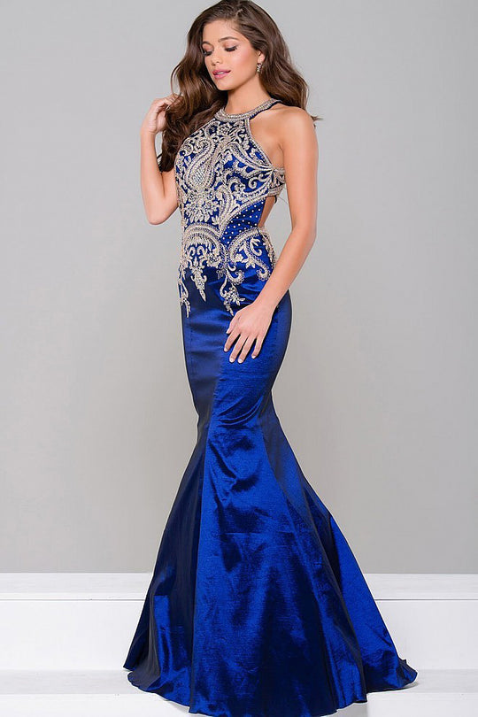 Jovani - Taffeta Mermaid Dress JVN41685