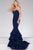 Strapless Long Tiered Trumpet Prom Dress 31625