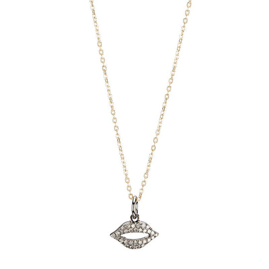 Brooklyn Lips Diamond Necklace