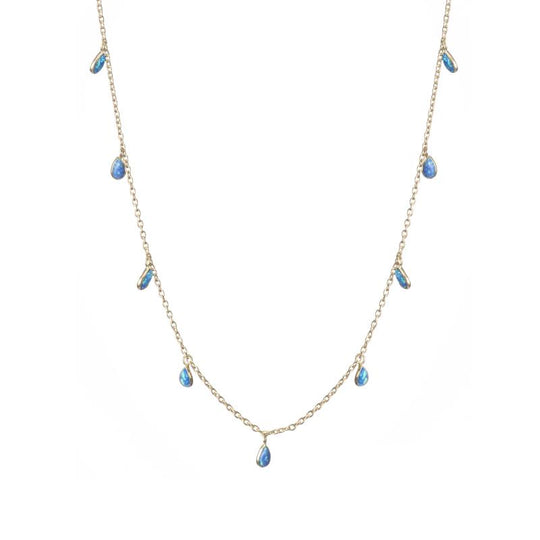 Jaipur Opal Teardrop Necklace