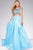 Floral BodiceTwo Piece A Line Dress JVN48713