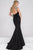 Crystal Embellished and Sheer Neckline Mermaid Prom Dress JVN47786