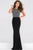 Embellished Bodice Fitted Jersey Prom Dress JVN48707