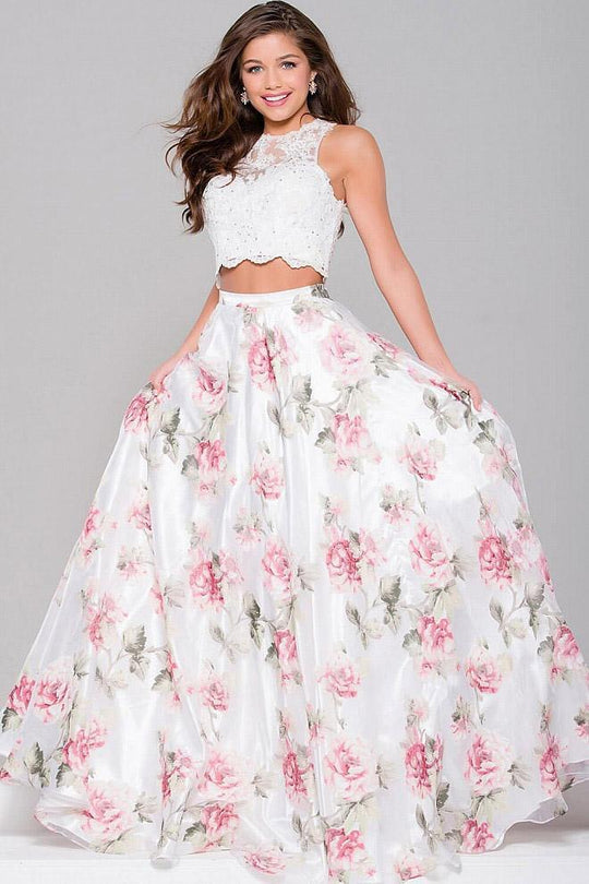 Floral Two-Piece Dress JVN41771