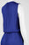 Nina Leonard - L5572A Front Placket Tie-Waist Jumpsuit in Blue