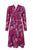 Nanette Nanette Lepore - NM9S171Y9 Long Sleeve Floral Print Dress in Pink and Multi-Color