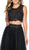 Two-Piece Tulle Evening Dress