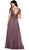 Embellished Illusion Jewel A-Line Dress