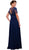 Embellished Illusion Jewel A-Line Dress