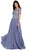 Embellished Illusion Jewel A-Line Dress