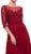 Nox Anabel - 5145 Embroidered Bateau Neck A-Line Gown