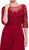 Nox Anabel - 5145 Embroidered Bateau Neck A-Line Gown