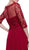 Nox Anabel - 5145 Embroidered Bateau Neck A-Line Gown