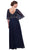 Beaded V-neck Evening Dress