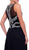 Embroidered Jewel Neck A-Line Dress