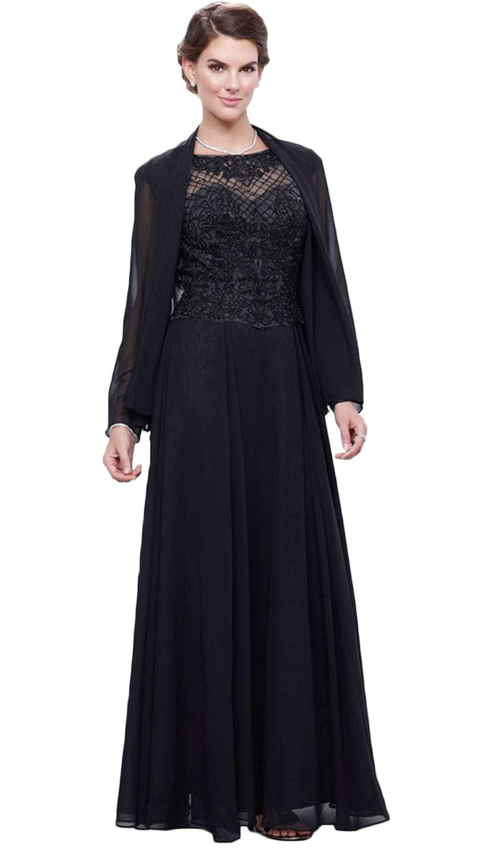 Embellished Bateau Neck A-Line Dress