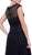 Embellished Bateau Neck A-Line Dress