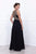 Nox Anabel - 5152 Embellished Jewel Neck A-Line Dress in Black