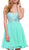 Beaded Corset Strapless Cocktail Dress