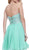 Beaded Corset Strapless Cocktail Dress