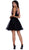 Embroidered Two-Piece Short A-line Dress