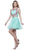 Nox Anabel - 6228 Embroidered Two-Piece Short A-line Dress