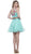 Nox Anabel - 6228 Embroidered Two-Piece Short A-line Dress