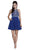 Nox Anabel - 6238 High Illusion Racerback Bejeweled Cocktail Dress