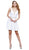 Deep V-Neck Cocktail Dress