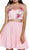Two-Piece Chiffon Cocktail Dress