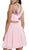 Two-Piece Chiffon Cocktail Dress