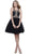 Beaded Sleeveless Cocktail Dress