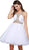 Beaded Sleeveless Cocktail Dress