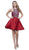 Nox Anabel - 6251 Bejeweled Illusion Halter Satin Dress