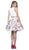 Beaded Two-Piece A-Line Cocktail Dress