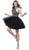 High Halter Keyhole Embellished Dress