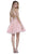 High Halter Keyhole Embellished Dress