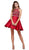 Ornate High Halter Illusion Cocktail Dress