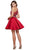 Ornate High Halter Illusion Cocktail Dress