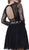 Two Piece Lace Long Sleeve Short Party Dress