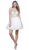 Bead-Embellished Illusion Cocktail Dress